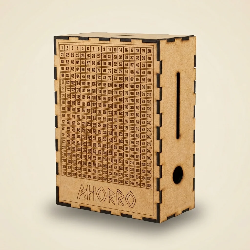 Caja de ahorro 365 días con ranura
