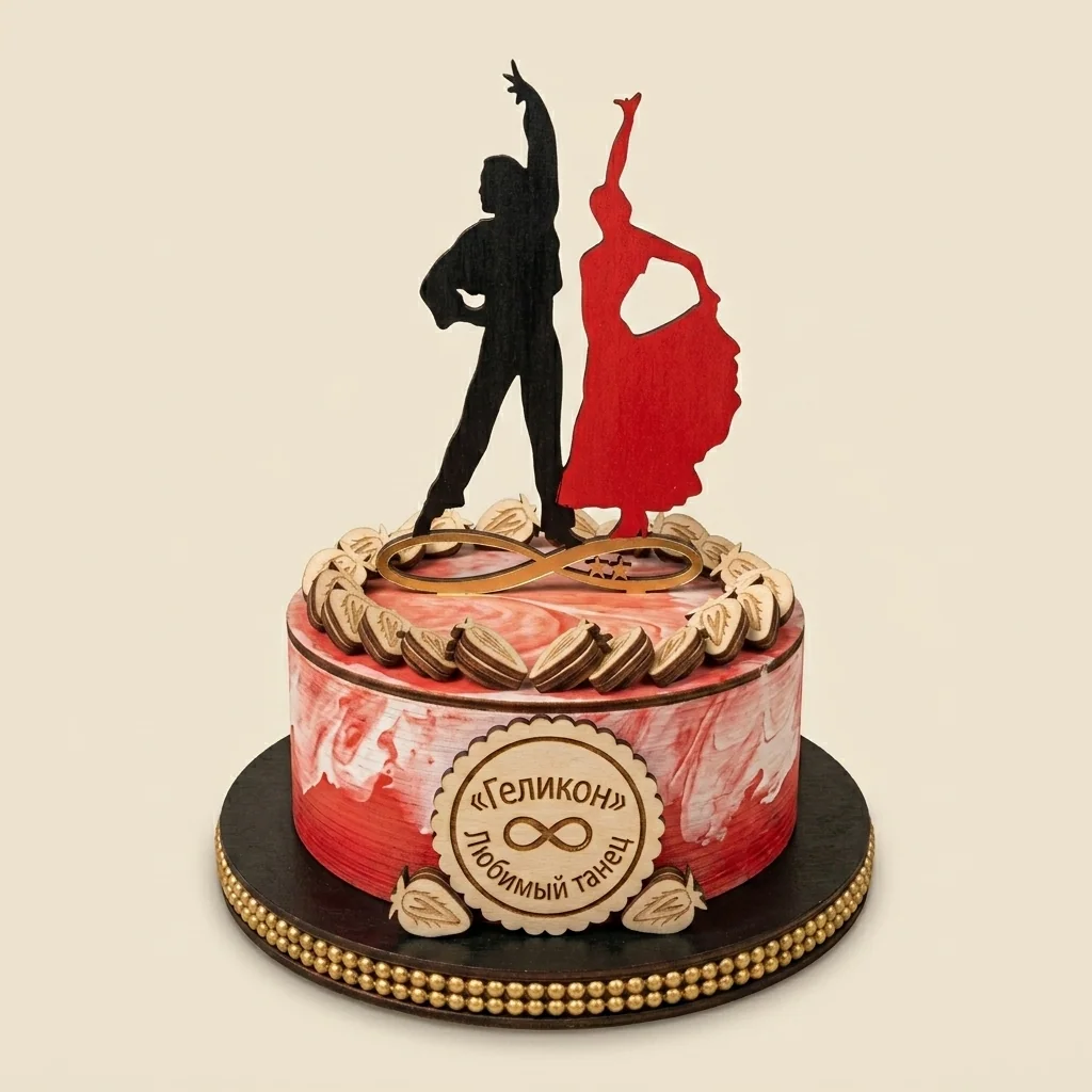 Topper pareja bailando flamenco para torta